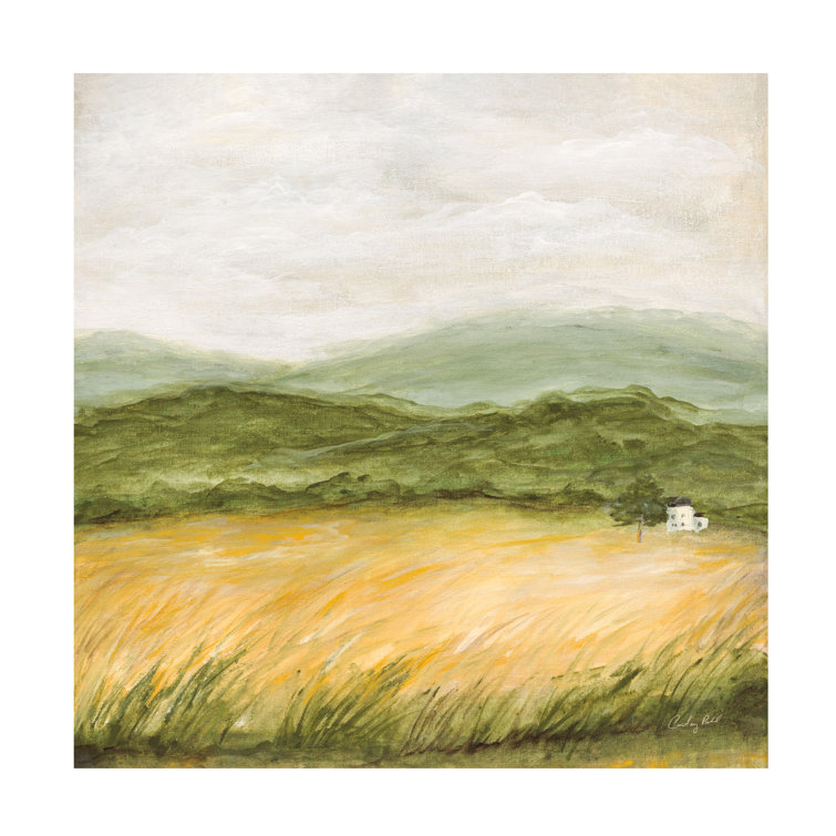 Wrought Studio Windswept II by Courtney Prahl Wrapped Canvas Print